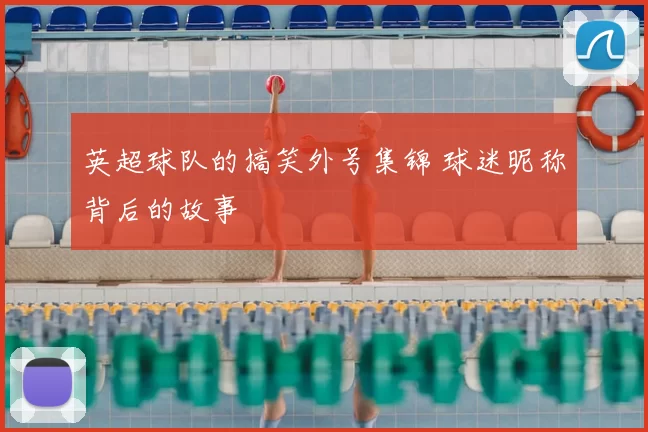 英超球队的搞笑外号集锦 球迷昵称背后的故事